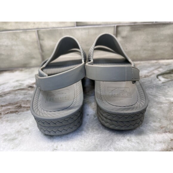 REEF Women's Water Vista Fog Back Strap Size 8 espadrille Style Platform Comfrot - Picture 3 of 8